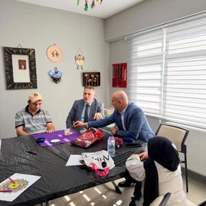 il Müdürü Sami Çift, Gündüzlü Bakım ve Rehabilitasyon Merkezini Ziyaret Etti - fotoğraf 4