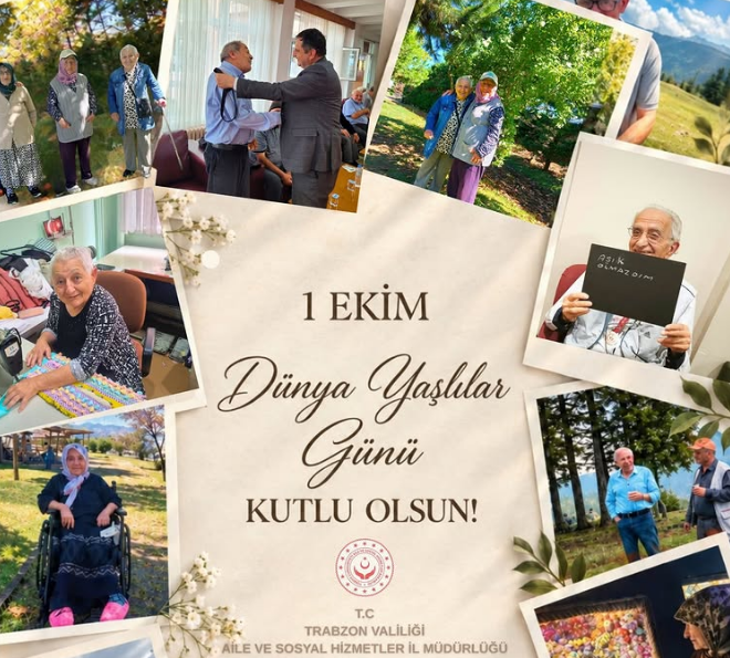 Kıymetli Büyüklerimizin Dünya Yaşlılar Günü’nü Kutluyoruz.