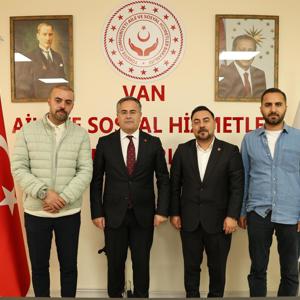 Türk Sağlıksen Van Şubesi başkanı Ergin Koç ve beraberindeki heyet İl Müdürümüz Vefa Akdoğan'ı ziyaret ettiler. - fotoğraf 2