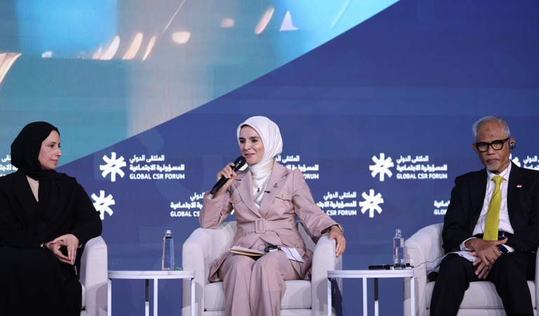 Bakanımız Mahinur Özdemir Göktaş Riyad’da Uluslararası Sosyal Sorumluluk Forumu’nda konuştu: