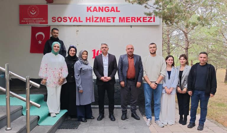 İl Müdürümüz Özgür Kırmızıtaş, Kangal Sosyal Hizmet Merkezi Müdürlüğümüzü Ziyaret Etti