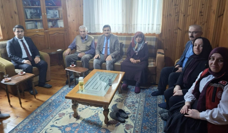 Şehidimiz Orhan Sancar’ın Babası Tevfik Sancar Ve Annesi Hatice Sancar Ziyaret Edildi.