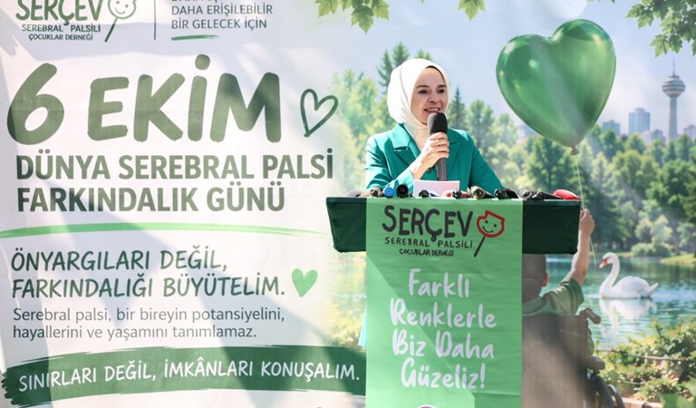 Aile ve Sosyal Hizmetler Bakanımız Göktaş, "6 Ekim Dünya Serebral Palsi Farkındalık Günü" etkinliğinde konuştu