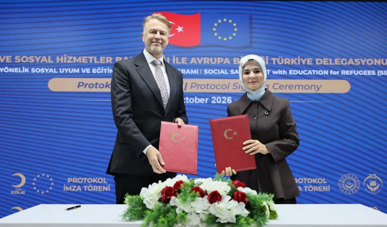 Aile ve Sosyal Hizmetler Bakanlığımız ile AB Türkiye Delegasyonu arasında işbirliği protokolü imzalandı