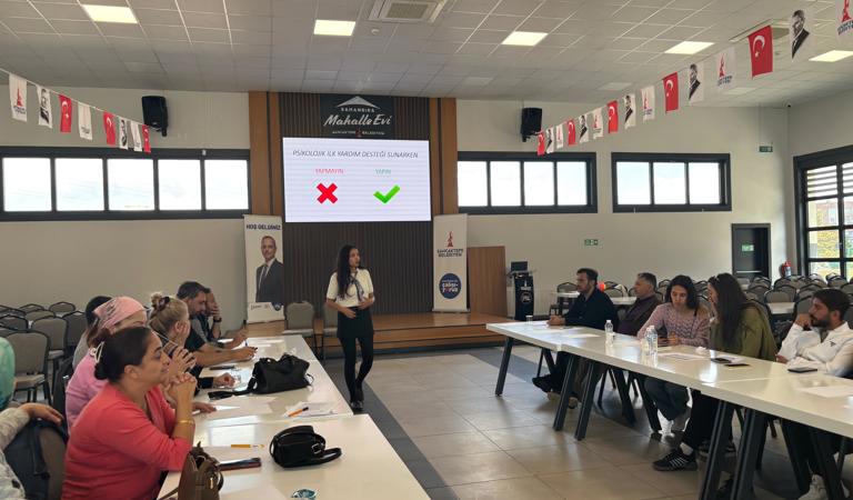 Afet ve Acil Durumlara Hazırlık Çalışmaları Kapsamında Psikolojik İlk Yardım (PİY) Eğitimi Gerçekleştirildi