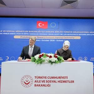 Aile ve Sosyal Hizmetler Bakanlığımız ile AB Türkiye Delegasyonu arasında işbirliği protokolü imzalandı - fotoğraf 5