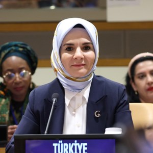 Bakanımız Göktaş, “Teknoloji Kaynaklı Kadınlara ve Kız Çocuklarına Yönelik Şiddetle Mücadele" Temalı G77 ve Yükselen Ortaklar Bakanlar Yuvarlak Masa Toplantısı"nda konuştu: - fotoğraf 9