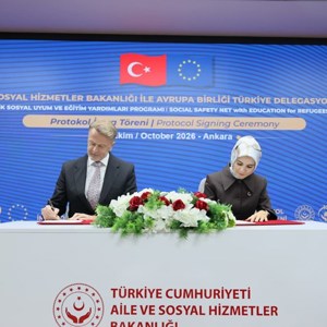 Aile ve Sosyal Hizmetler Bakanlığımız ile AB Türkiye Delegasyonu arasında işbirliği protokolü imzalandı - fotoğraf 5