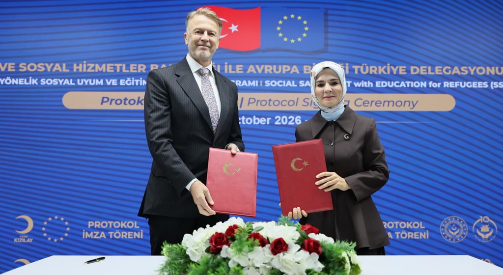 Aile ve Sosyal Hizmetler Bakanlığımız ile AB Türkiye Delegasyonu arasında işbirliği protokolü imzalandı