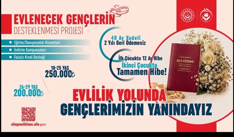 Evlilik Yolunda Gençlerimizin Yanındayız!