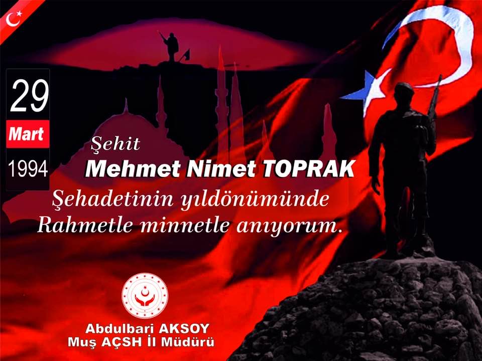 Şehadetinin yıldönümünde Rahmetle Minnetle anıyorum