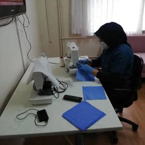 Personellerimiz Kendi Maskelerini Kendileri Üretiyor - fotoğraf 1