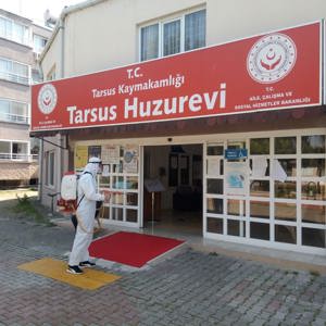 Tarsus, Silifke, Erdemli Huzurevleri de koronavirüse karşı dezenfekte ediliyor - fotoğraf 5