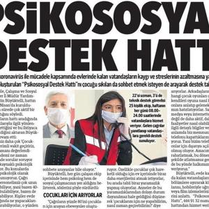 Koronavirüsle Mücadele Kapsamında Vatandaşlara Destek Olmak için Psikososyal Destek Hattı Kuruldu. - fotoğraf 1