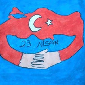 23 Nisan Coşkusuna Çocuklarımız Resimleriyle Katıldı - fotoğraf 3