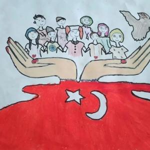 23 Nisan Coşkusuna Çocuklarımız Resimleriyle Katıldı - fotoğraf 5