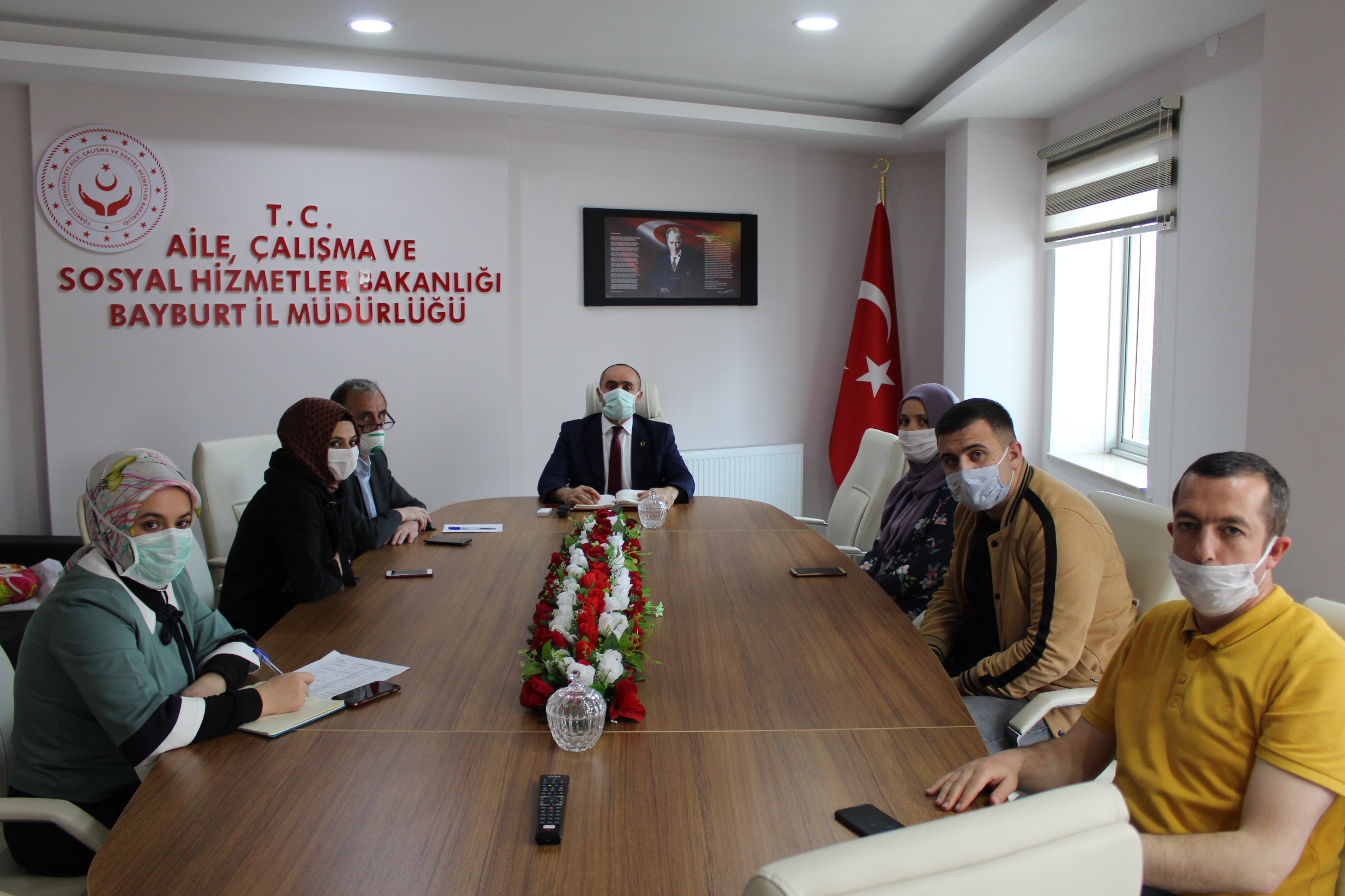 İl Müdürümüz H.Haluk AKKOYUNLU, Koronavirüs (Covid-19) Kriz Masası İle Bir Toplantı Gerçekleştirdi