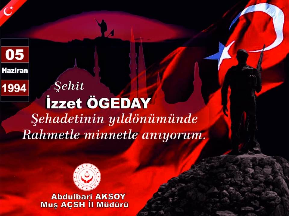 Şehadetinin yıldönümünde Rahmetle minnetle anıyorum