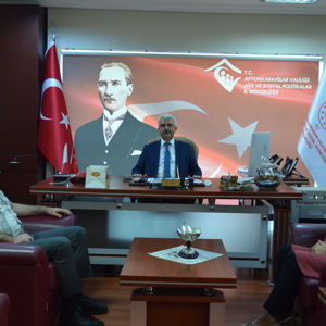 Afyonkarahisar Retina Hastaları Dayanışma Derneği (RETİDER) Başkanı Mesut YURT, İl Müdürlüğümüze ziyarette bulundu. - fotoğraf 1