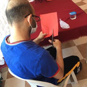 Kırklareli Bakım Rehabilitasyon ve Aile Danışma Merkezimizde el işi etkinliği düzenledik.  - fotoğraf 2
