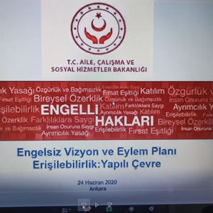 Engelli Hakları Ulusal Eylem Planı Hazırlık Çalıştayları Kapsamında “Erişilebilirlik: Yapılı Çevre” Başlıklı Toplantı Gerçekleştirildi - fotoğraf 1