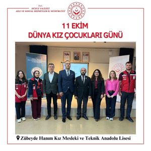 11 Ekim Dünya Kız Çocukları Günü Kapsamında Farkındalık Etkinliği Düzenlendi. - fotoğraf 1