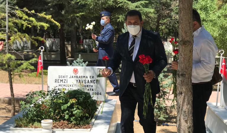 15 Temmuz Demokrasi ve Milli Birlik Günü anma programları kapsamında Aziz Şehitlerimiz kabirleri başında dualarla yad ettik.