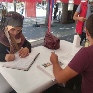 15 Temmuz Anı Defteri Standı Açıldı - fotoğraf 3