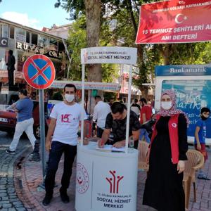 15 Temmuz Anı Defteri Standı Açıldı - fotoğraf 4