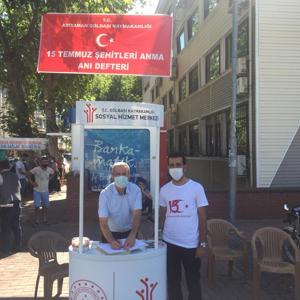 15 Temmuz Anı Defteri Standı Açıldı - fotoğraf 5