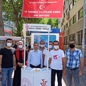 15 Temmuz Anı Defteri Standı Açıldı - fotoğraf 6