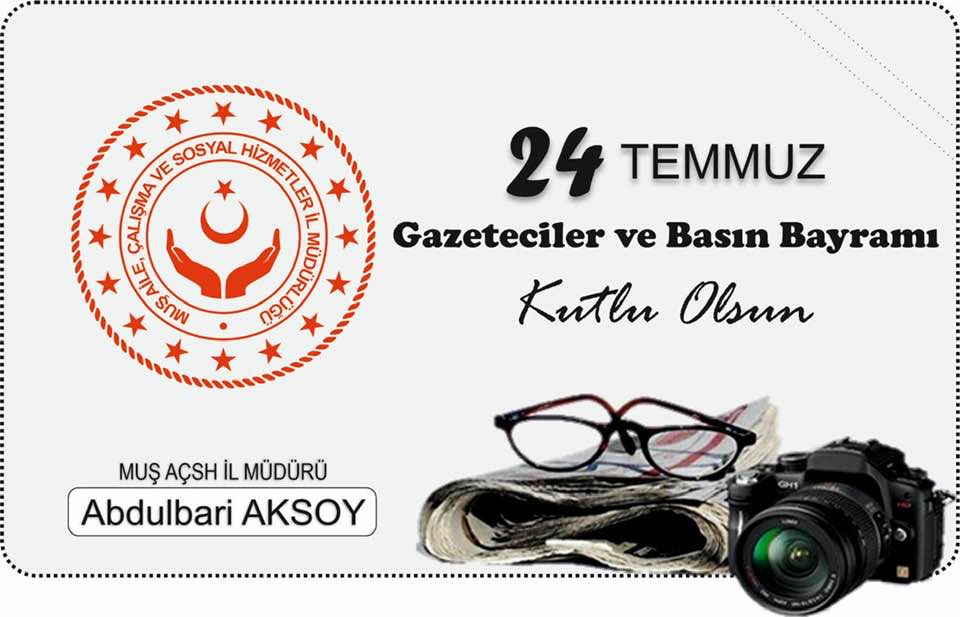 24 temmuz gazeteciler ve basın bayramı kutlu olsun