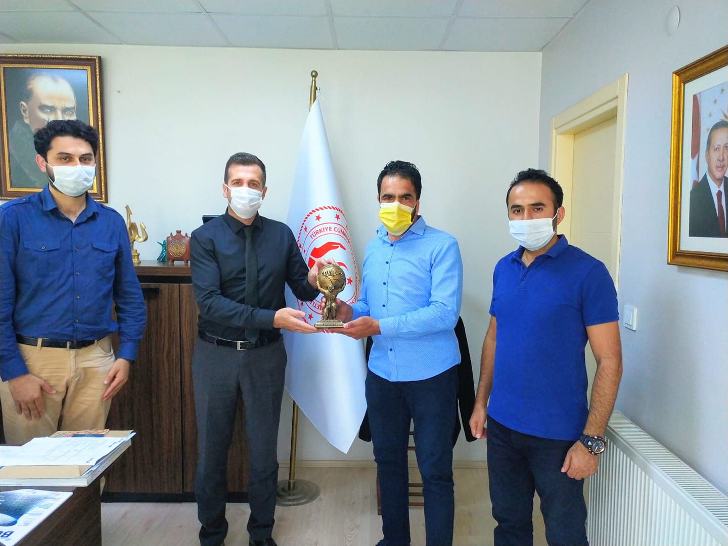 İl Müdürümüz Arif LAÇİN'e,  Yalova Sağlık - Sen Şube Başkanı Sn. Halil İbrahim ÖZER’den Ziyaret