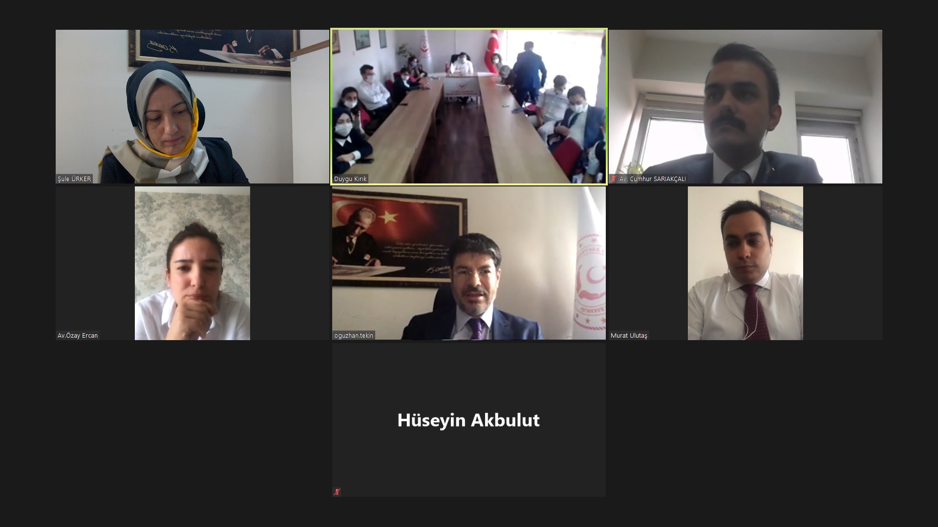 Hukuk Birimleri Koordinasyon ve İstişare Toplantılarının ilki, Hukuk Hizmetleri Genel Müdürü Av. Oğuzhan TEKİN başkanlığında Ankara İl Müdürlüğü ile online olarak gerçekleştirildi. 