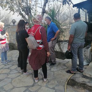 Psikososyal Destek Grubu Meslek Elemanlarımız, Yangından Etkilenen Vatandaşlarımızı Yalnız Bırakmadı. - fotoğraf 1