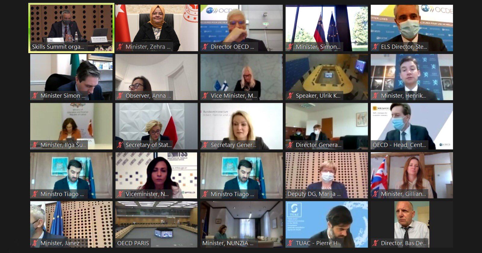 Bakan Selçuk, “Normalleşen Dünya için Beceriler Stratejisi” Başlıklı OECD Beceriler Zirvesi’nin Üçüncüsüne Katıldı