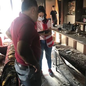 Meslek Elemanlarımız Tarafından Yangından Etkilenen Vatandaşlarımıza Hane Ziyaretleri Gerçekleştirildi. - fotoğraf 3