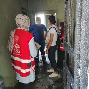 Meslek Elemanlarımız Tarafından Yangından Etkilenen Vatandaşlarımıza Hane Ziyaretleri Gerçekleştirildi. - fotoğraf 4
