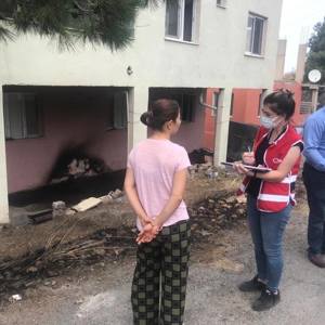 Meslek Elemanlarımız Tarafından Yangından Etkilenen Vatandaşlarımıza Hane Ziyaretleri Gerçekleştirildi. - fotoğraf 7