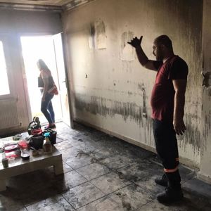 Meslek Elemanlarımız Tarafından Yangından Etkilenen Vatandaşlarımıza Hane Ziyaretleri Gerçekleştirildi. - fotoğraf 16