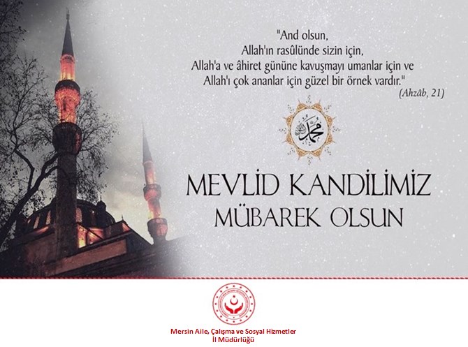 Mevlid Kandiliniz Mübarek Olsun