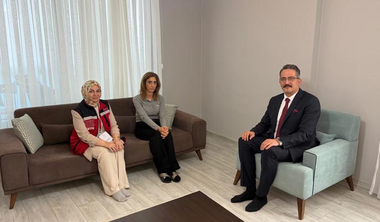 İl Müdürümüz Seçkin BİLİCİ’den Şehit Polis Memuru İlker PEHLİVAN’ın Eşine Ziyaret