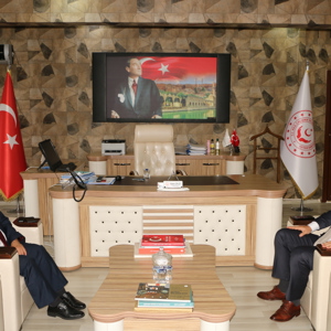 İl Müdürümüz Bilici’ye Hilvan Kaymakamı Coşkun Doğan’ dan ziyaret - fotoğraf 1