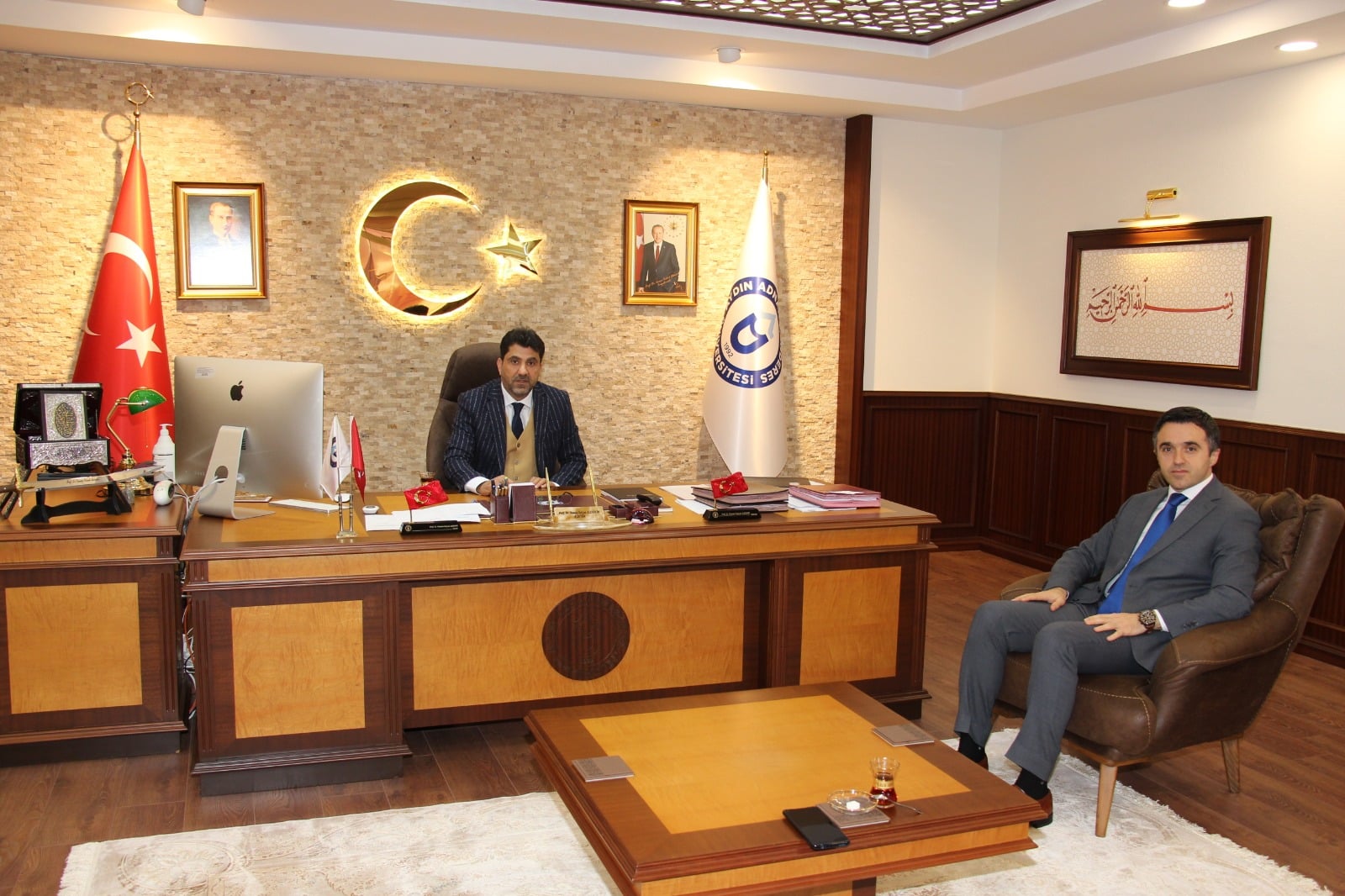 İl Müdürümüz Ömer TURAN Adnan Menderes Üniversitesi Rektörü Prof. Dr. Osman Selçuk ALDEMİR'i Ziyaret Etti