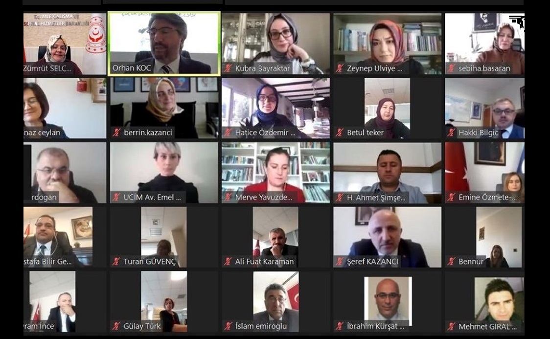 Minister of Family, Labour and Social Services, Zehra Zümrüt SELÇUK, Attended the Online Conversation on Child Friendly Books