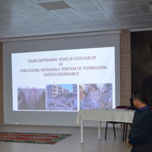 12 Kasım Afet Eğitimi Hazırlık Günü nedeniyle İl Müdürlüğümüzde "Psikososyal Müdahale Yöntem ve Teknikleri Değerlendirilmesi" toplantısı yapıldı.  - fotoğraf 3