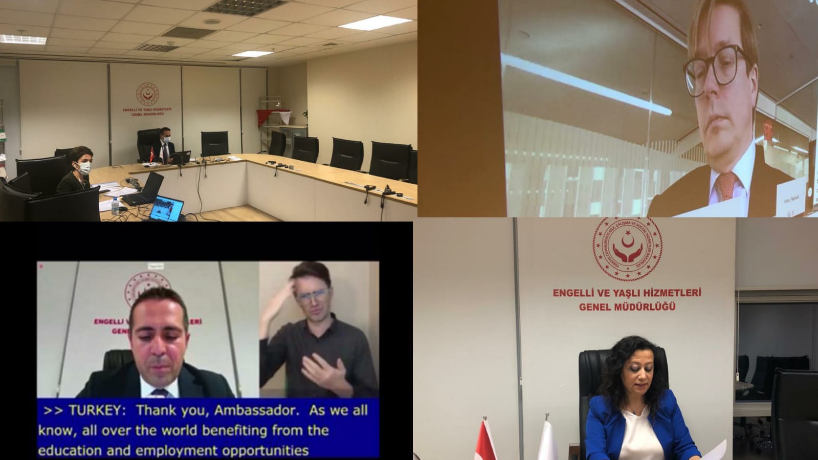 Engellilerin Haklarına İlişkin Sözleşme (EHİS)’in 13. Taraf Devletler Konferansı Çevrimiçi Olarak Gerçekleştirildi