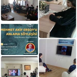 Çocuk Hizmetleri Genel Müdürlüğü' müz Tarafından "Mehmet Akif ERSOY'u Anlama Söyleşisi" Düzenlendi - fotoğraf 2