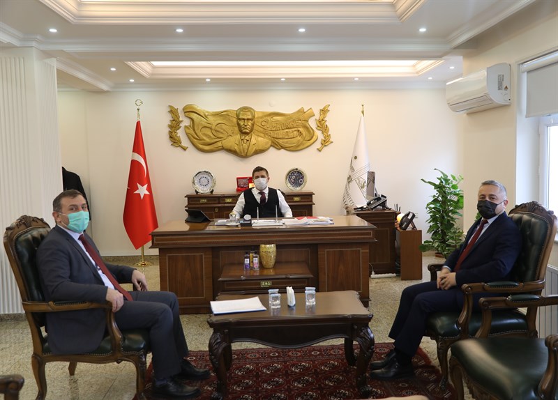 İl Müdürümüz, Valimiz Sayın H. Engin SARIİBRAHİM'i Makamında Ziyaret etti