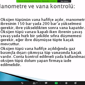 Oksijen Tüpü ve Sistemlerinin Güvenli Kullanımı Eğitimi Verildi. - fotoğraf 2